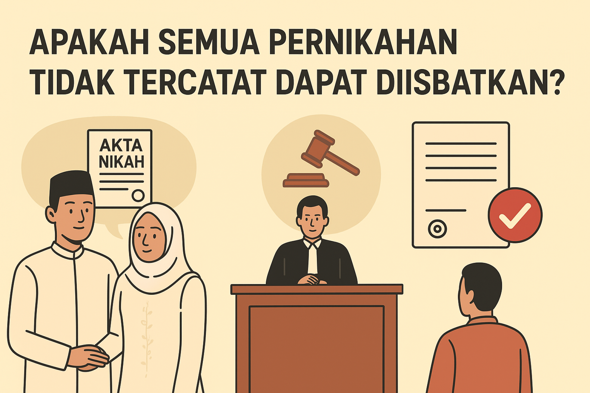 Apakah Semua Pernikahan Tidak Tercatat Dapat Diisbatkan?