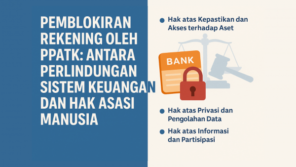 Pemblokiran Rekening oleh PPATK: Antara Perlindungan Sistem Keuangan dan Hak Asasi Manusia